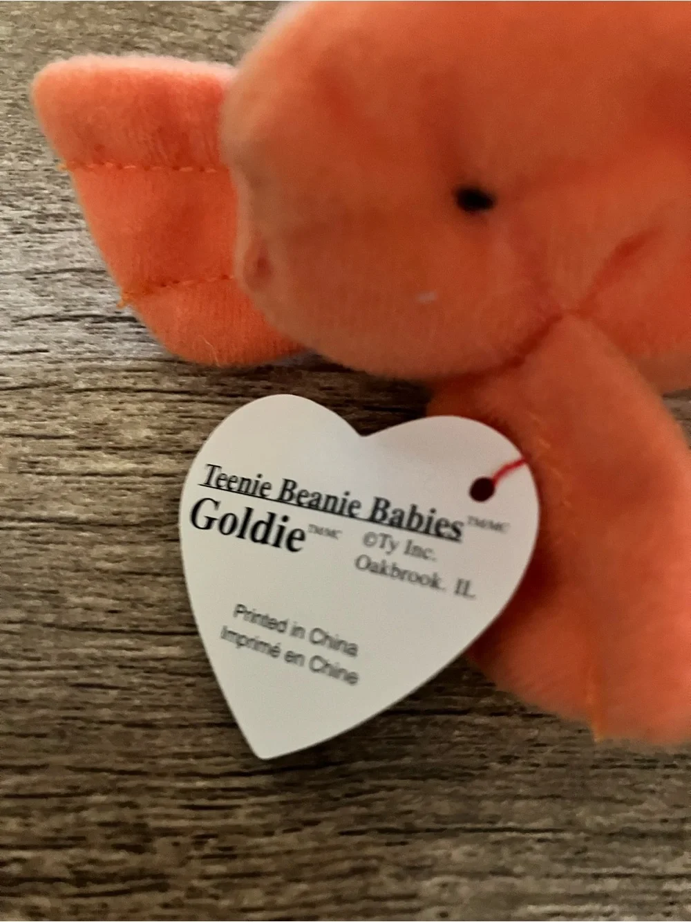 Ty Teenie Beanie Baby Goldie